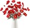 8PCS Artificial Champagne Poppy Flowers – Silk Fake Poppies for Wedding, Party, & Table Centerpiece Decor